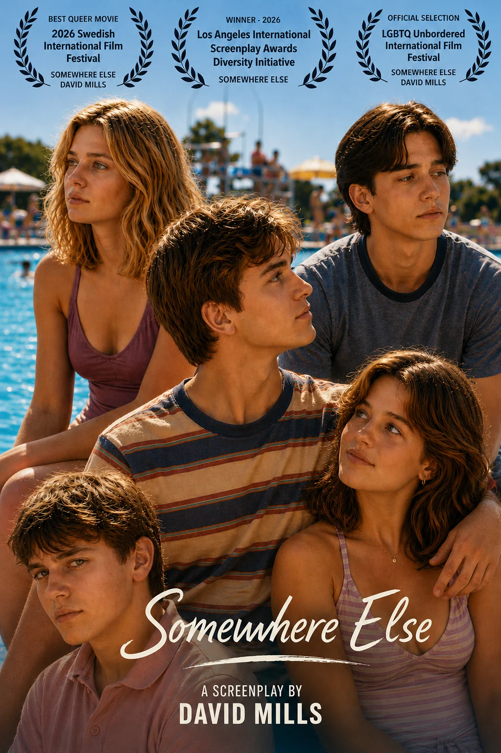Poster for the screenplay Somewhere Else