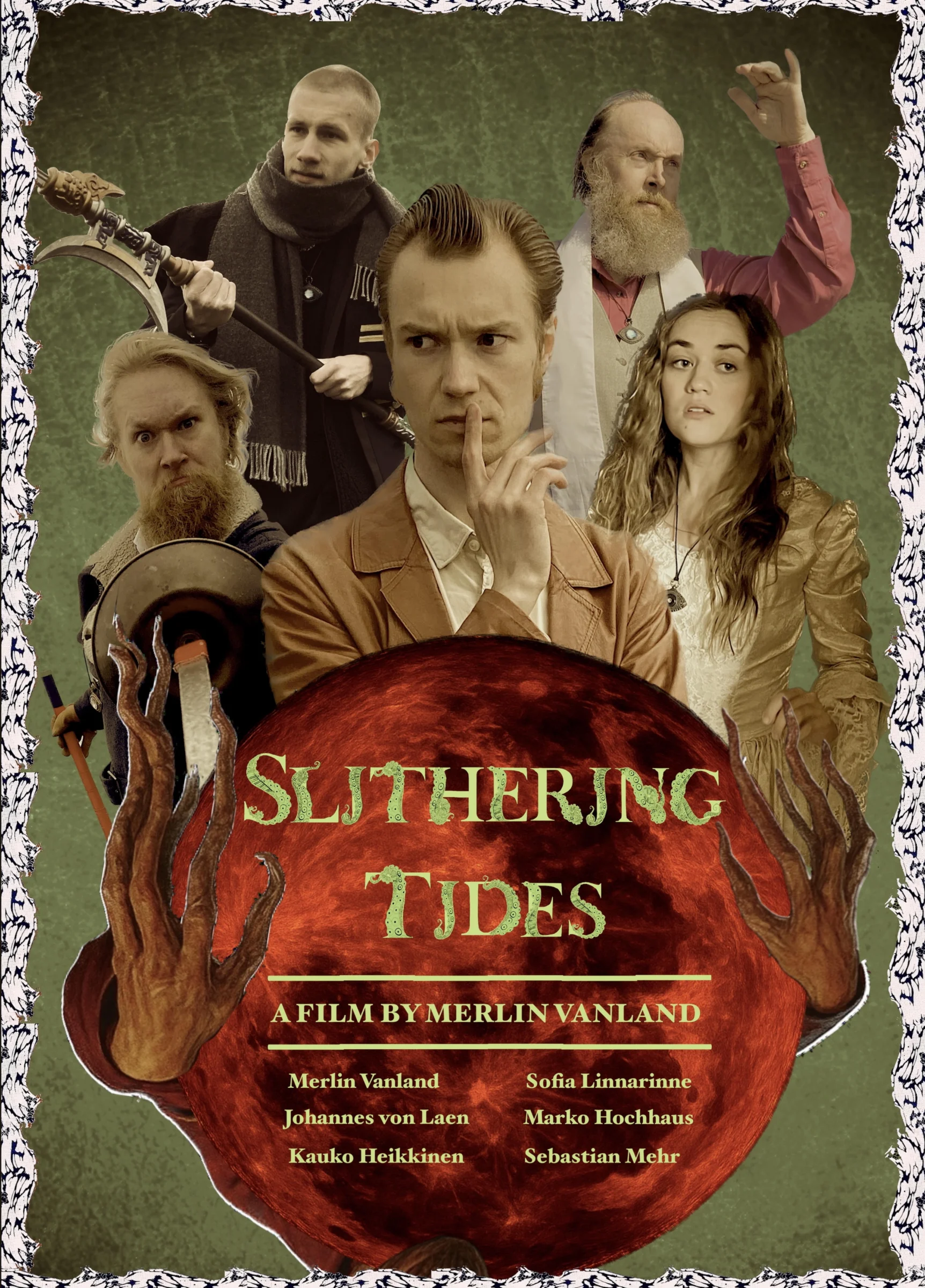 Poster for the film Slithering Tides